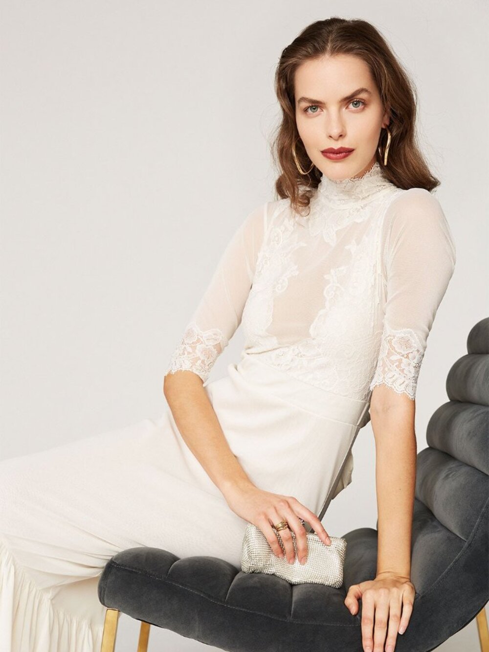 White Reversible Take A Bow Dress